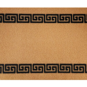 HOME USE πατάκι εισόδου HUH-0206, αντιολισθητικό, 75x45cm, 8mm πάχος, καφέ