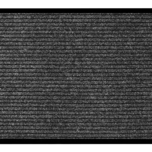 HOME USE πατάκι εισόδου HUH-0207, αντιολισθητικό, 60x40cm, 6mm πάχος, γκρι