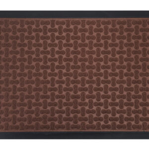 HOME USE πατάκι εισόδου HUH-0211, αντιολισθητικό, 60x40cm, 5mm πάχος, καφέ