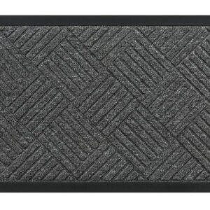 HOME USE πατάκι εισόδου HUH-0212, αντιολισθητικό, 60x40cm, 5mm πάχος, γκρι