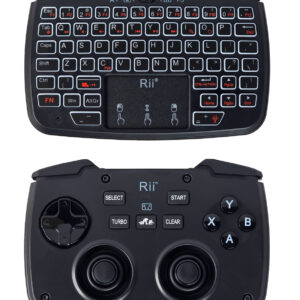 RIITEK ασύρματο gamepad & πληκτρολόγιο RK707, backlit, 2.4GHz, μαύρο