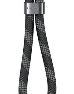 USAMS κορδόνι καρπού για κινητά ZB317, 34cm, universal, μαύρο