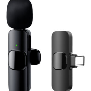 APEXEL ασύρματο μικρόφωνο APL-MIC003, USB-C, 2.4GHz, μαύρο
