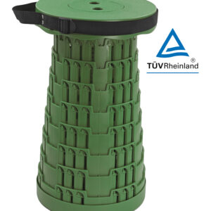 HOME USE πτυσσόμενο καρεκλάκι HUH-0232, αντοχή έως 250kg, 25.5x45cm, πράσινο