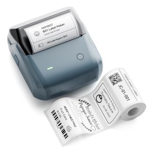 NIIMBOT smart θερμικός εκτυπωτής ετικετών B31, 203dpi, Bluetooth, μπλε