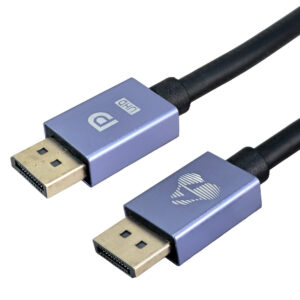 POWERTECH καλώδιο DisplayPort CAB-DP071, 8K/60Hz, 48 Gbps, 1m, μαύρο