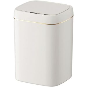 HOME USE κάδος απορριμμάτων HUH-0188 με φωτοκύτταρο, 13lt, λευκός