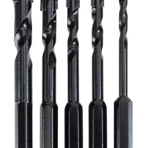DELI σετ τρυπάνια DH-CZZ005-ED2 για γυαλί, 40Cr YG6X, 4/5/6/8/10mm, εξάγωνο, 5τμχ