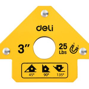 DELI μαγνητική γωνία συγκόλλησης DL-HDW25 με 45°/90°/135° γωνίες, 3", 11kg