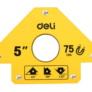 DELI μαγνητική γωνία συγκόλλησης DL-HDW75 με 45°/90°/135° γωνίες, 5", 34kg