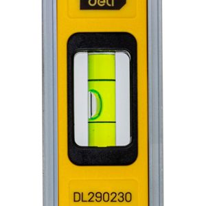 DELI αλφάδι DL290230 με 3 μάτια, πλαστικό, μαγνητικό, 23cm