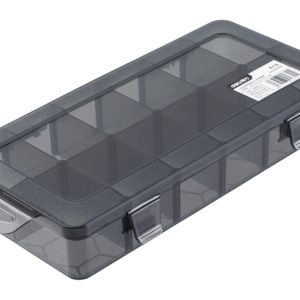 DELI ταμπακιέρα DL432304, 12 θέσεων, 26x13.5x4.4cm, πλαστική, μαύρη