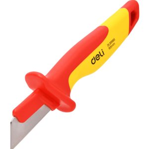 DELI μαχαίρι ηλεκτρολόγου DL515185, αντιολισθητική λαβή, VDE 1000V, 185mm
