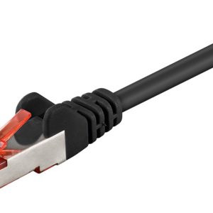 GOOBAY καλώδιο δικτύου 68694, CAT 6 S/FTP, copper, 250MHz, 10m, μαύρο