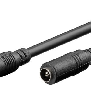 GOOBAY καλώδιο προέκτασης τροφοδοσίας 76635, 5.5x2.1mm, 1.5m, μαύρο
