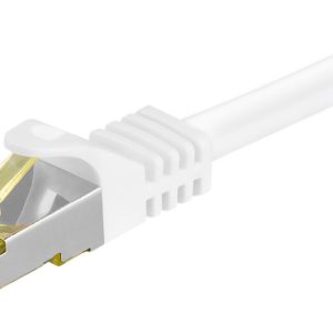 GOOBAY καλώδιο δικτύου 91091, CAT 7 S/FTP, copper, 500MHz, 1m, λευκό