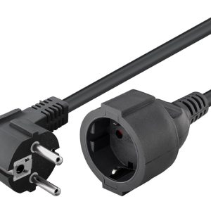 GOOBAY μπαλαντέζα προέκταση ρεύματος 93094, schuko, 3x 1.5mm², 5m, μαύρη