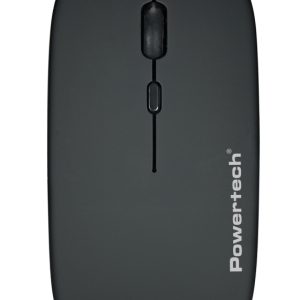 POWERTECH ασύρματο ποντίκι PT-1381, 2.4GHz & Bluetooth, έως 1600DPI, 500mAh, μαύρο