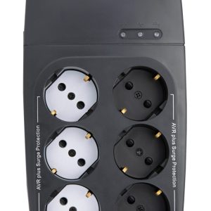 POWERTECH σταθεροποιητής ρεύματος PT-1496, 2000VA/1000W, 6x schuko