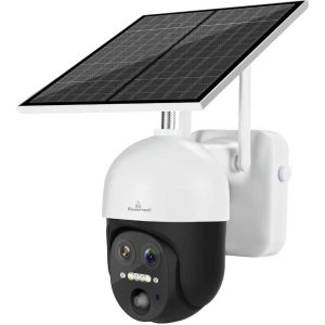 POWERTECH smart ηλιακή κάμερα PT-1497, dual lens, 3MP, 4G, PTZ, SD, IP65