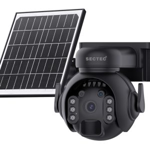 SECTEC smart ηλιακή κάμερα ST-515C-3M-4G-BK, 3MP, 4G, SD, PTZ, IP65