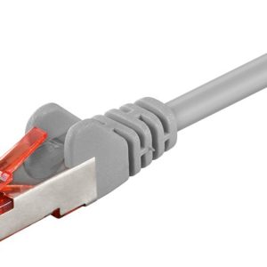 GOOBAY καλώδιο δικτύου 50887, CAT 6 S/FTP, copper, 250MHz, 2m, γκρι