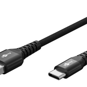GOOBAY καλώδιο USB-C σε USB 74527, 60W, 480Mbps, 2m, μαύρο