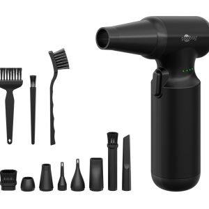 GOOBAY ηλεκτρικό air duster 77830, 100W, 6000mAh, μαύρο