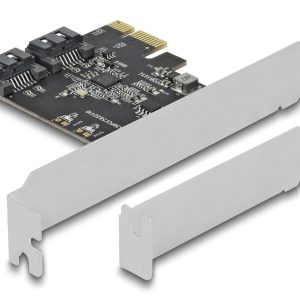 DELOCK κάρτα επέκτασης PCIe σε 2x SATA 90431, 6Gb/s