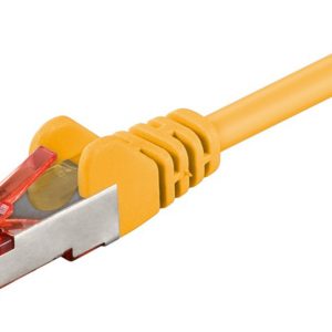 GOOBAY καλώδιο δικτύου 93210, CAT 6 S/FTP, copper, 250MHz, 0.25m, κίτρινο