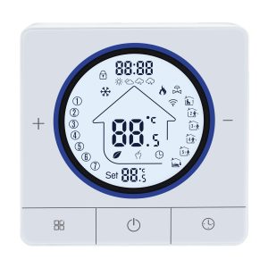 Smart θερμοστάτης αερίου BHT-800WM-GCLW, WiFi, επιτοίχιος, λευκός