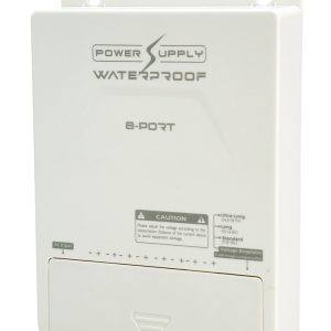 FOLKSAFE τροφοδοτικό συστημάτων CCTV FS-DC120805W, 8 εξόδων, 12V/5A, αδιάβροχο IP65