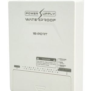 FOLKSAFE τροφοδοτικό συστημάτων CCTV FS-DC121608W, 16 εξόδων, 12V/8A, αδιάβροχο IP65