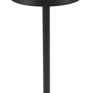 POWERTECH LED επιτραπέζιο φωτιστικό HLL-0193, ρυθμιζόμενο, επαναφορτιζόμενο, μαύρο