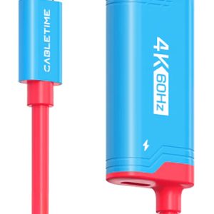 CABLETIME καλώδιο USB-C σε HDMI CT-CMHD4P, 4K/60Hz, PD100W, 2m, κόκκινο