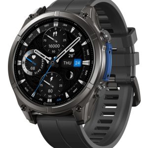 ZEBLAZE smartwatch Vibe 8 με φακό, heart rate, 1.43" AMOLED, 5 ΑΤΜ, MIL-STD-810H, μαύρο