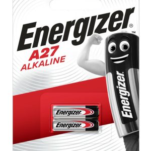 ENERGIZER αλκαλικές μπαταρίες A27, 12V, 2τμχ