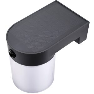 POWERTECH LED ηλιακό φωτιστικό PT-1520 με αισθητήρα κίνησης, 4W, 2000mAh, μαύρο