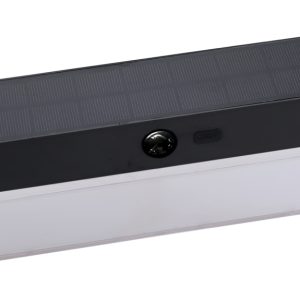 POWERTECH LED ηλιακό φωτιστικό PT-1521 με αισθητήρα κίνησης, 4W, 2000mAh, μαύρο