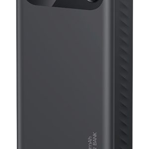 USAMS power bank CD251 με οθόνη, 3x θύρες εξόδου, 20000mAh, PD20W, μαύρο