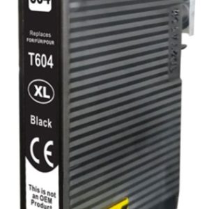 Συμβατό Inkjet για Epson, T604XL, 13ml, μαύρο