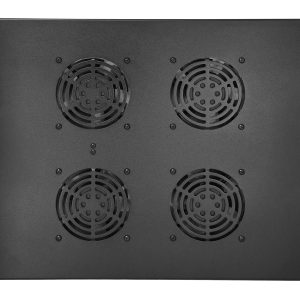 POWERTECH cooling fan για rack NETW-0044, 4x fans με μεταλλικό tray, 1.5m καλώδιο schuko, 54.5x41cm