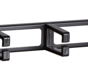 POWERTECH cable management NETW-0049 για rack 19"/1U, 5x γάντζοι, μαύρο