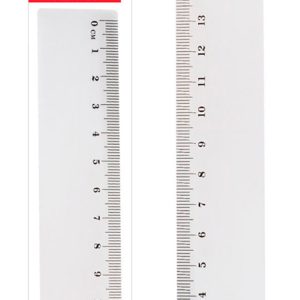 MP πλαστικός χάρακας PL021, 15cm, διάφανος