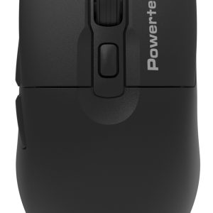POWERTECH ασύρματο ποντίκι PT-1543, 2.4GHz & Bluetooth, έως 2400DPI, αθόρυβο, μαύρο