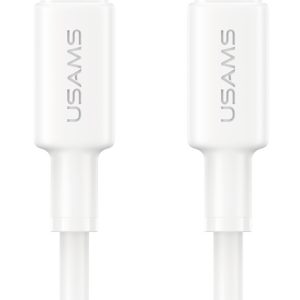 USAMS καλώδιο USB-C SJ763, 60W, 480Mbps, 1m, λευκό