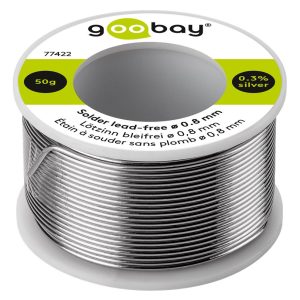 GOOBAY σύρμα συγκόλλησης 77422, Φ0.8mm, lead free, 50g