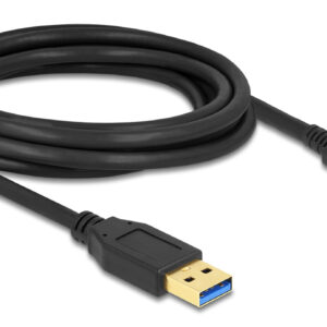DELOCK καλώδιο USB-C σε USB 84006, 10Gbps, 3m, μαύρο
