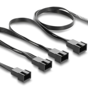 DELOCK καλώδιο 1x 4pin PWM σε 4x 4pin PWM 84540 για ανεμιστήρες, 40cm