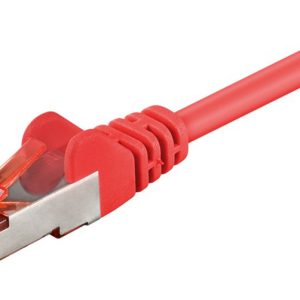 GOOBAY καλώδιο δικτύου 93214, CAT 6 S/FTP, copper, 250MHz, 0.25m, κόκκινο